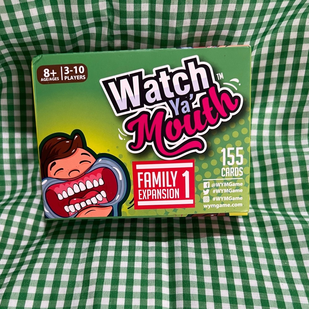 NEW Watch Ya' Mouth Family Expansion 1 Game